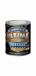 Hammerite Ultima Premium ochranná barva na kov, matná tmavě černá, 750 ml