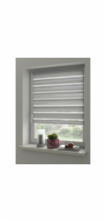 Dvojitá roleta Gardinia Easyfix s montážní lištou 120 cm x 150 cm šedá