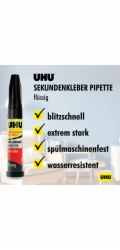 Uhu Super Glue Lightning Fast pipeta 3 g