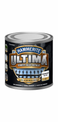 Hammerite Ultima Premium ochranná barva na kov, matná, dopravní bílá, 250 ml