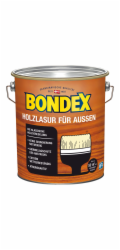 Bondex mořidlo na dřevo pro venkovní použití, tmavě šedé, saténový povrch, 4 l