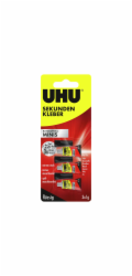 Lepidlo Uhu Super Glue Lightning Fast Minis Liquid 3 x 1 g