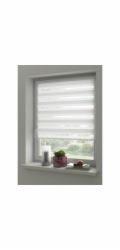 Dvojitá roleta Gardinia Easyfix s montážní lištou 45 cm x 150 cm bílá