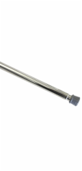 Napínací tyč Gardinia O 23/26 mm, niklový vzhled 125 cm - 220 cm
