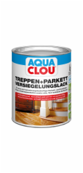 Lak na schody a parkety Aqua Clou, saténový lesk, 750 ml