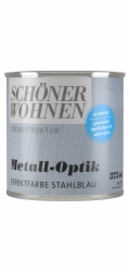Krásný living metalický vzhled lesklá ocelově modrá 375 ml