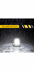 LED pracovní světlo na baterie 20 W 2900 lm 5000 K IP54 vhodné pro staveniště