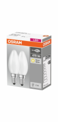 LED žárovka Osram E14 ve tvaru svíčky 4 W 470 lm 2 ks 10 x 3,5 cm (V x Š)