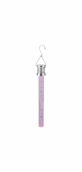 Solární závěsná LED tyč růžová O 3 cm x 22 cm