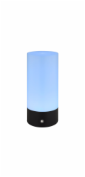 Stolní lampa Globo Lex, kovová, matně černá, RGBW LED, 88 x 190 mm