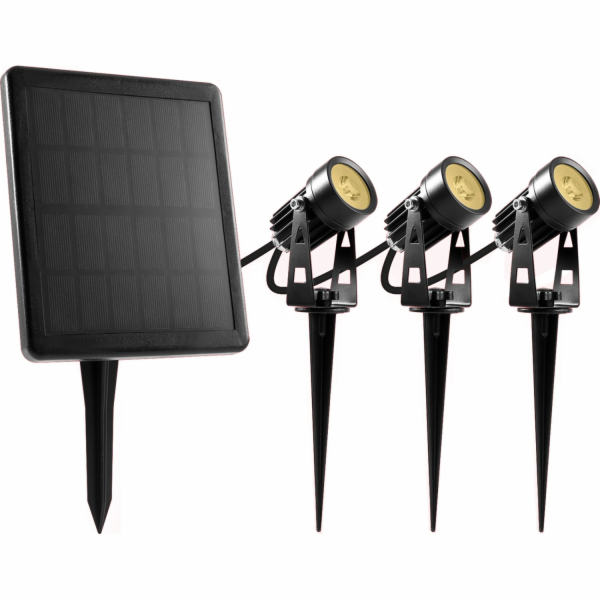 Sada solárních reflektorů, černo-průhledná, 3dílná