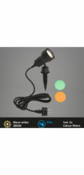 Zahradní LED reflektor Briloner s hrotem do země Terra