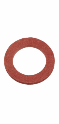 Kirchhoffovo těsnění šroubového spoje, vulkanizované vlákno, 12 mm x 18 mm x 1,5 mm, červené, 4 kusy