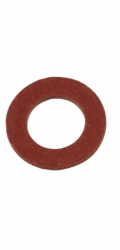 Kirchhoffovo těsnění šroubového spoje, vulkanizované vlákno, 10 mm x 18 mm x 1,5 mm, červené, 4 kusy