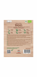 Semena organických klíčků Sperli "Radies" (Raphanus sativus)