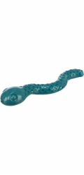 Jollypaw Snack Snake TPR 27 cm petrolejová