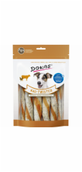 Dokas Chew Twister Hovězí kůže, dršťky a kuřecí prsa 200 g