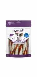 Dokas Chew Twister Hovězí kůže Kachní srdce a kachní prsa 200 g