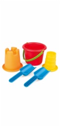 Plážová sada Hape, plastová, 5dílná, vícebarevná