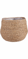 Kulatý košík Mica Decorations Jorck, světle hnědý, V 24 x O 26 cm (DxŠxV)