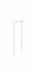 Půlkruhová opora keřů, 100 cm, zelená