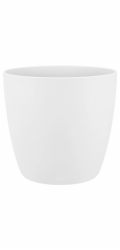 Elho Brussels kulatý mini květináč O 10,5 bílý