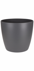 Elho Brussels kulatý mini květináč O 10,5 antracit