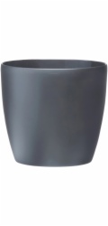 Elho Bruselský kulatý květináč s kolečky O 35 antracit