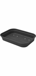 Zásobník na sazenice Elho Seedling Tray M Green Basics Living Black vyrobený z recyklovaného plastu