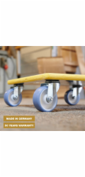 Přepravní pomůcka Wagner 1340, nosnost 300 kg, 380 mm x 380 mm, FSC®