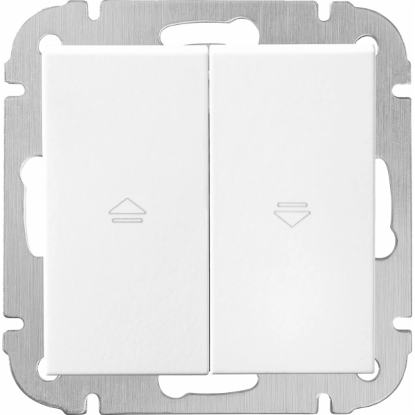 Přepínač elektrotechnického materiálu Finnja White - Matt