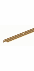Profil schodové hrany hliníkový 5 mm x 23 mm x 2 000 mm zlatý