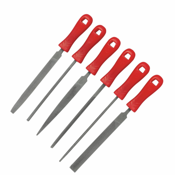 Sada pilníků na klíče LUX-TOOLS, 6dílná, 100 mm
