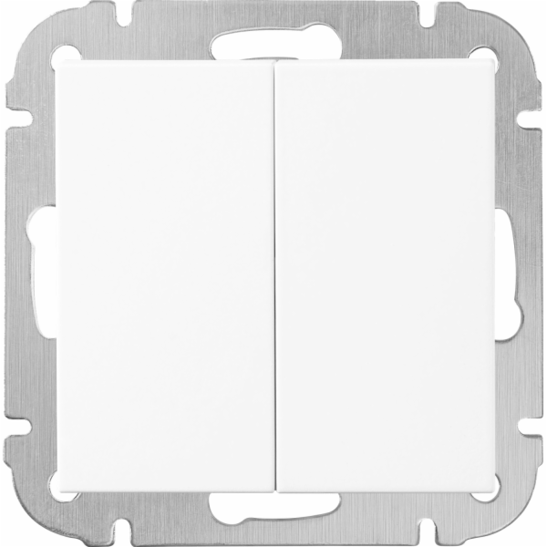 Přepínač elektrotechnického materiálu Finnja White - Matt