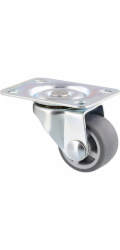 Otočná kolečka pro nábytek Wagner, nosnost 50 kg, měkký pozink, O 25 mm