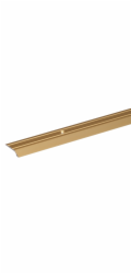 Hliníkový vyrovnávací profil pro podlahu 2 mm x 30 mm x 2 000 mm Zlatý
