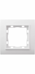 Krycí rámeček elektromateriálu Vilma jednoduchý bílý