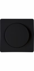 Kryt stmívače Kopp s tlačítkovým přepínačem, Paris, matně černý