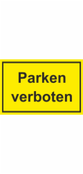 Výstražná a informační cedule "Zákaz stání" 30 cm x 20 cm PST