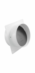 Marley připojovací tvarovka pro připojení potrubí na stěnu System 100 s pojistkou proti zpětnému toku, bílá