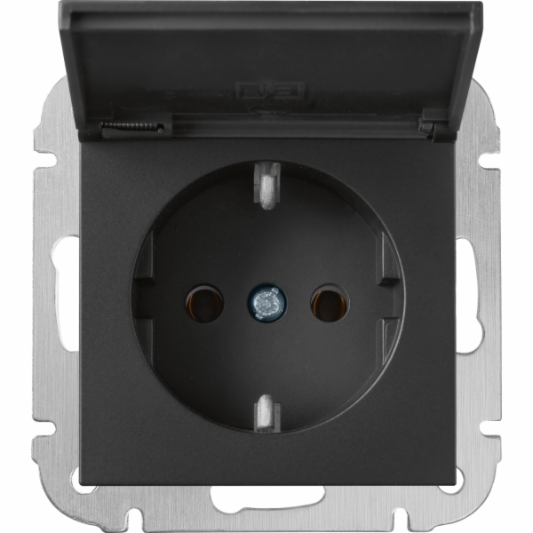 Elektromateriálový rám Finnja Black Matt