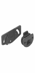 Montážní sada Hettich SlideLine 1plus pro jedny dveře, 30 kg, plast, hnědá