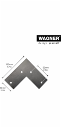 Nábytková spona Wagner, délka 710 mm, černá matná