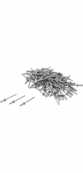LUX-TOOLS Trhací nýty z nerezové oceli 4 mm x 10 mm 100 kusů