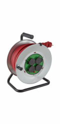 Kabelový buben se 4 zásuvkami, 40 m, H07RN-F 3G1,5, pro venkovní použití