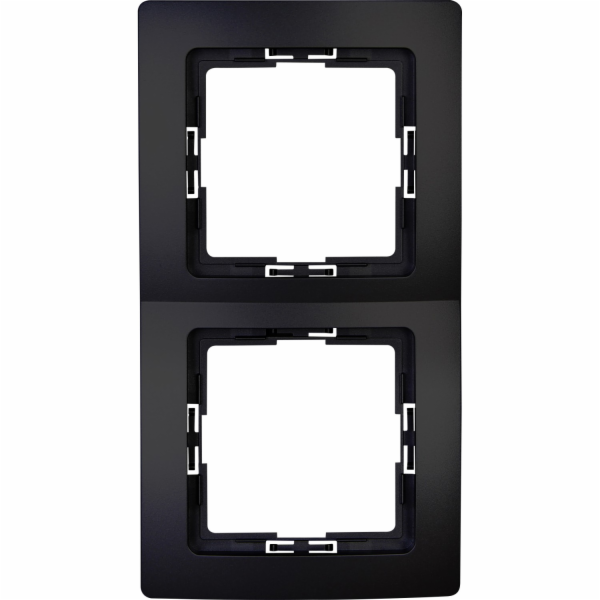 Krycí rámeček Kopp 2násobný Paris matně černý