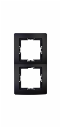 Krycí rámeček Kopp 2násobný Paris matně černý