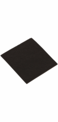 Samolepicí plstěný výřez, 200 mm x 200 mm, hnědý
