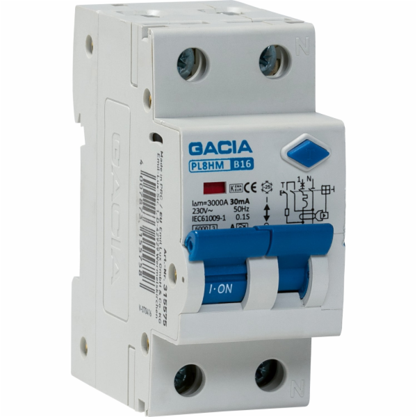 Proudový chránič/miniaturní jistič (RCCB/MCB)