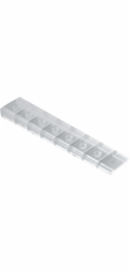 Řezací klín Hettich, 20 x 100 mm, průhledný plast, 4 kusy